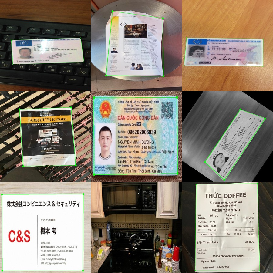 Training samples