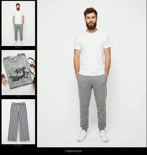 Try-on example - man casual smart
