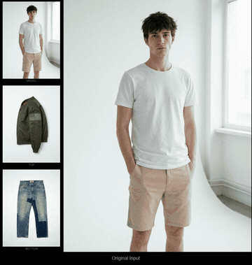 Try-on example - man bomber jacket